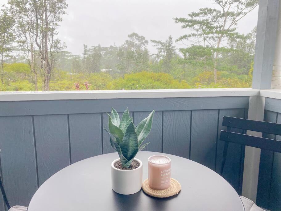 Hibiscus Hale, Full Kitchen, King Bed, Parking Apartment Keaau Ngoại thất bức ảnh