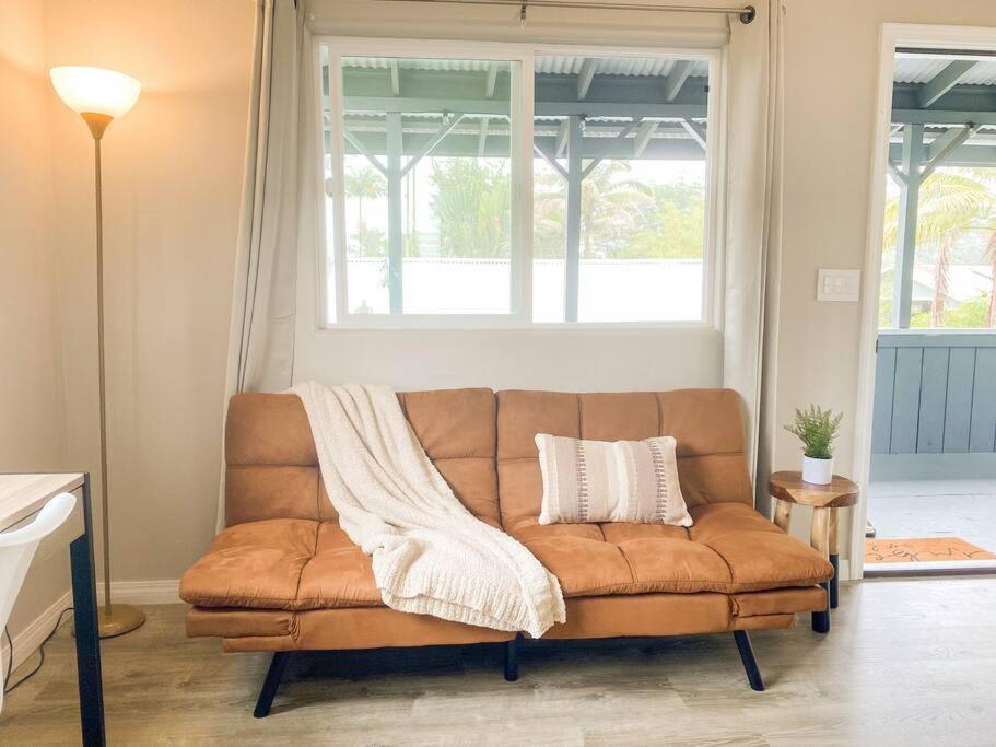 Hibiscus Hale, Full Kitchen, King Bed, Parking Apartment Keaau Ngoại thất bức ảnh