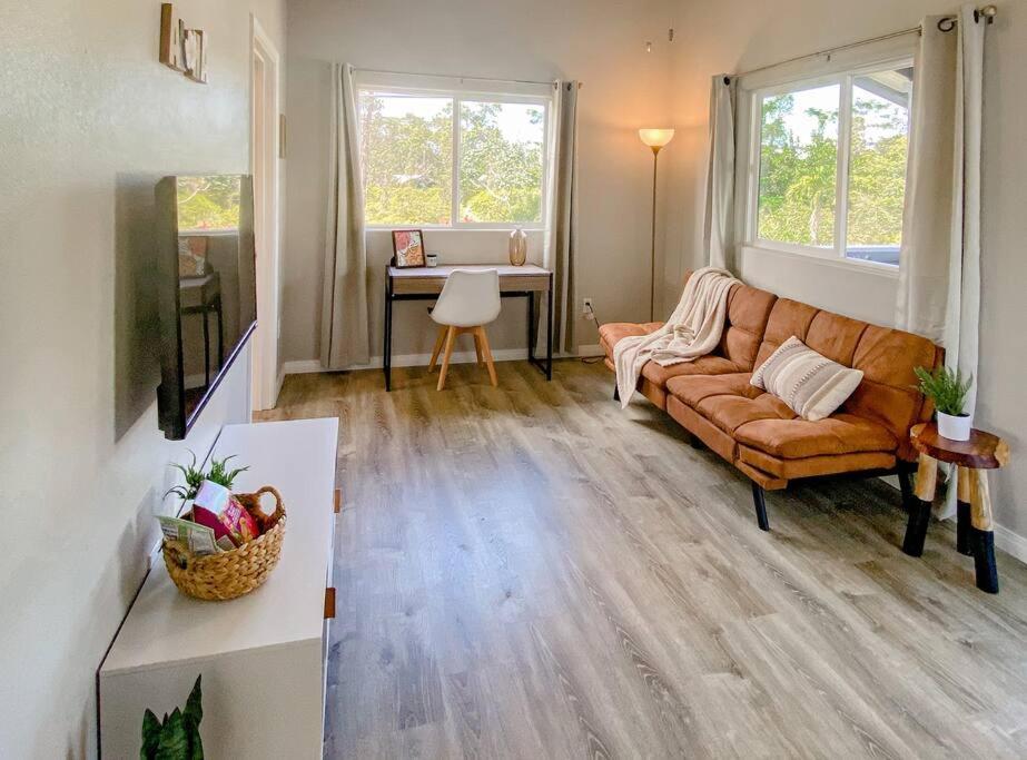 Hibiscus Hale, Full Kitchen, King Bed, Parking Apartment Keaau Ngoại thất bức ảnh