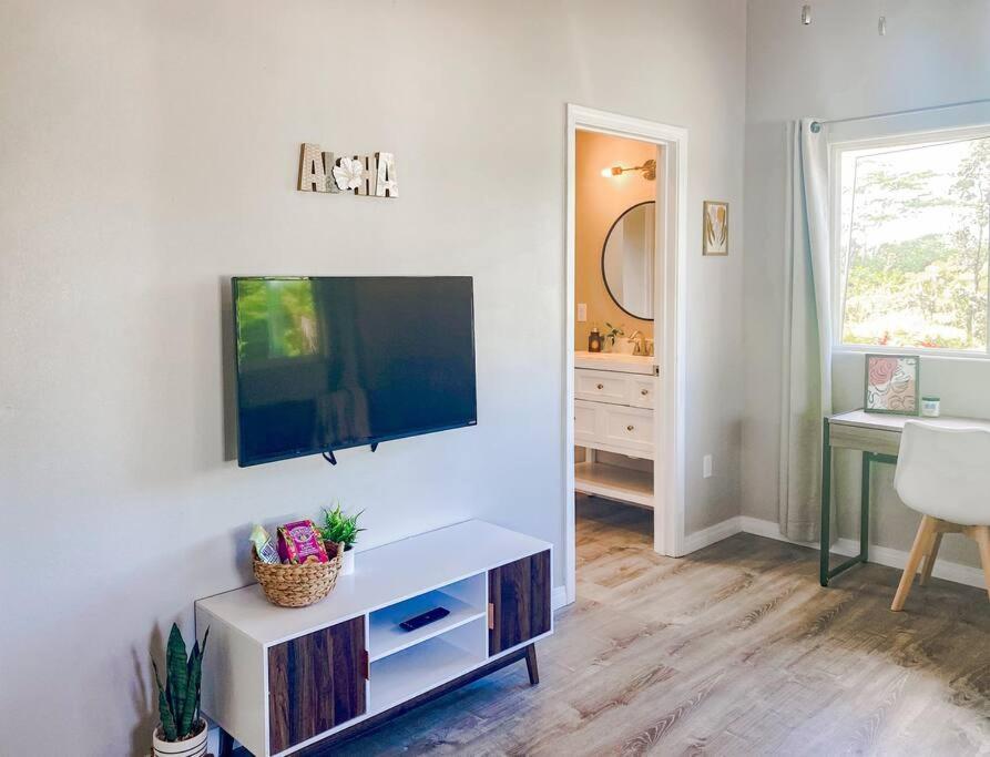 Hibiscus Hale, Full Kitchen, King Bed, Parking Apartment Keaau Ngoại thất bức ảnh